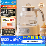 美的（Midea）0胶水全玻璃全自动养生壶煮茶壶母婴智能调奶器烧水壶恒温电热水壶煮茶器花茶壶 MK-YS15B105 1.5L