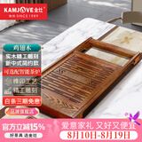 金灶（KAMJOVE）鸡翅木实木全自动上水茶盘木雕茶台茶海茶具套装整套茶盘 R-350A 单木雕茶盘（不含电茶炉）