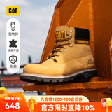卡特（CAT）工装靴大黄靴马丁靴男鞋牛皮固特异夏季户外工装靴P725756经典款 经典款 45