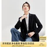 尚都比拉职业通勤西装外套女春秋季女装高级感面试正装商务气质小西服上衣