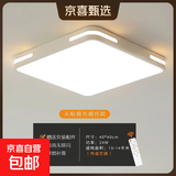 2025年led方形吸顶灯简约现代主卧室灯房间走廊厨房阳台过道灯具 【白色】40*40厘米-24W-遥控调光