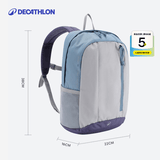 迪卡侬（DECATHLON）儿童户外运动双肩包背包轻便舒适休闲包双肩包学生初中生书包KIDD 天空蓝 15升