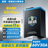 猛硕电动车锂电池蓄电池48V72V60V外卖快递二轮车磷酸铁锂摩托车电瓶 立式60V30Ah铁锂 约50-70公里 配快充