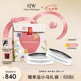 丹尼尔惠灵顿（DanielWellington）[七夕情人节礼物]dw戒指女珐琅双色情侣对戒男女同款时尚轻奢 一对价（联系客服备注码数） 银色