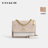 蔻驰（COACH）【品牌直供】女士小号手提单肩斜挎风琴包CW206七夕礼物