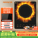 九阳（Joyoung）电磁炉电陶炉电池炉电磁灶2200W大功率一键爆炒家用防水火锅一套带锅十档火力定时功能JYC-21HEC05