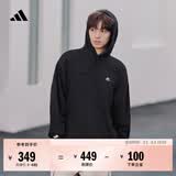 adidas休闲加厚毛圈连帽卫衣套头衫男女秋冬阿迪达斯官方轻运动   黑色   L