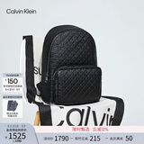 Calvin KleinJeans【七夕礼物】男士休闲通勤校园风ck压印字母大容量双肩包