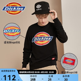 Dickies 【经典款】卫衣 男女同款大logo印花圆领卫衣 卫衣男7059 黑色 L