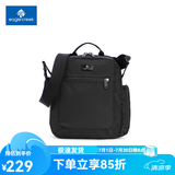 EAGLE CREEK美国逸客休闲单肩斜挎包防水耐磨环保防盗IPAD包男女挎包礼物 黑色