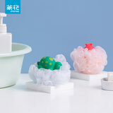 茶花（CHAHUA）沐浴球浴花儿童浴球洗澡刷洗浴搓澡刷沐浴擦 小乌龟1个装