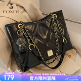 金狐狸（FOXER）哆啦A梦联名款女士包包女包大容量单肩菱格包斜挎包情人节礼物