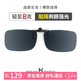 海伦凯勒近视眼镜夹片 偏光镜男女驾驶专用太阳镜夹片 防晒墨镜夹片 HP801