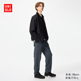 优衣库保暖休闲长裤/常规款男装女装/休闲裤裤子479375 07 青灰色 S /165/72A