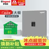 罗格朗（LEGRAND）开关插座面板逸景系列深砂银色网插 一位六类电脑插座