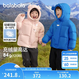 巴拉巴拉balaOne儿童羽绒服男童女童冬连帽外套保暖宝宝三防