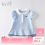 戴维贝拉（DAVE＆BELLA）【汽水棉】女童连衣裙夏装宝宝公主裙学院风儿童裙子