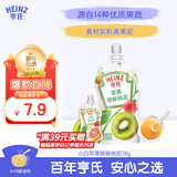 亨氏（Heinz）宝宝辅食 婴儿果泥 果汁泥 超金果泥营养苹果猕猴桃泥78g