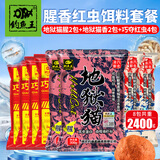 钓鱼王地狱猫鲫鱼饵料黑坑竞技野钓昆虫蛋白配方饵巧夺红虫蚯蚓套餐