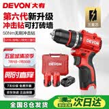 大有（Devon）12V无刷锂冲击手电钻 50牛米充电钻冲击钻手转螺丝刀起子机 5209U