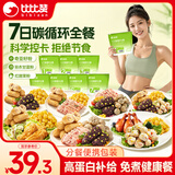 比比赞（BIBIZAN）一周轻食套餐7天健身代餐全餐鸡胸肉高蛋白控卡低脂饱腹零食1041g