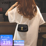 viney包包女包牛皮斜挎手机包洋气单肩链条包生日七夕情人节礼物送女友