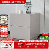 全友家居【床头柜合集】小型收纳储物柜卧室小桌子客厅边角柜斗柜家具 126352-2二抽床头柜B*2