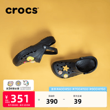 卡骆驰（CROCS）贝雅洞洞鞋男鞋女鞋轻便耐磨一脚蹬拖鞋休闲鞋百搭花园鞋|10126 黑色-001(含智必星) 40 (250mm)
