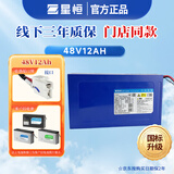 星恒锂电池48V12Ah适配雅迪爱玛电动车原装锂电池48V 48V12Ah国标43854带充电器