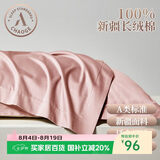 巢歌A类面料新疆长绒棉枕头套枕套一对纯棉亲肤四季家用全棉枕芯套