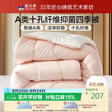 富安娜被子春秋被芯双人A类抗菌被子四季通用空调被四季被230×229cm