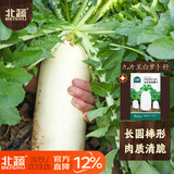 北蔬 九斤王白萝卜种子苗白玉大萝卜秋冬蔬菜种籽 九斤王萝卜种子20g