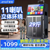 夏新（Amoi）OK-60家庭ktv音响套装点歌机一体机家用卡拉ok户外拉杆k歌全套设备广场舞音箱带显示屏