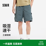 森马（Semir）休闲短裤男25夏吸湿速干工装裤户外运动裤子109325125103