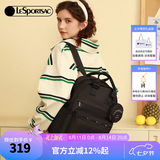 LeSportsac乐播诗新款双肩包旅行包背包大容量电脑包书包七夕礼物 黑色