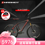 土拨鼠（Marmot）铝合金山地车超轻油碟减震变速成人自行车 黑红黑-下单备注净身高 11速 165-175cm身高勿拍