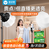 漾菲斯【热销200万+】直播补光灯摄影专用球形灯100W专业LED柔光灯主播美颜直播间打光灯室内拍摄