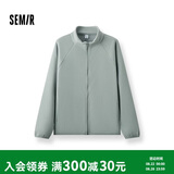森马（Semir）王安宇同款外套男秋冬双面绒感针织夹克25保温摇粒绒109725108202