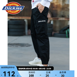 Dickies休闲裤男  修身系列字母束口休闲工装裤DK007069 DK008938黑色 30