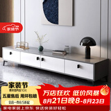 米客米家（MIKEMIJIA）电视柜现代简约小户型客厅落地储物柜轻奢电视机柜子茶几组合家具 店长推荐四柜门+灰色180CM 组装（自行安装）