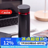 乐扣乐扣（LOCK&LOCK）菲特旋转盖轻量杯保温杯学生商务水杯450ml黑红 LHC4131BKR