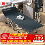 瑞仕达折叠床办公室午睡床单人医院陪护床便携行军床午休神器-34管翘款