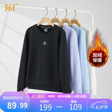 361°卫衣女秋冬季加绒外套运动休闲圆领长袖套头衫上衣662344801D-6