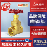 埃美柯ZK01-158G铜闸阀黄铜耐压Z15W-20T加厚大流量足通孔高压高温开关阀门 DN20