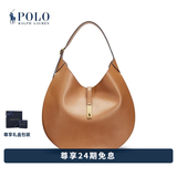 Polo Ralph Lauren 拉夫劳伦 Polo ID 女配 经典款皮革大号单肩包RL51958 270-棕色 ONE