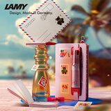 凌美（LAMY）钢笔礼盒 狩猎系列限定墨水笔套装练字正姿钢笔学生文具办公礼品 毕业礼物 草莓慕斯0.5mm