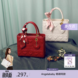 纽芝兰（NUCELLE）戴妃包2026骐骥红色新娘婚包斜挎手提大容量单肩女士包情人节礼物