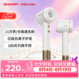 夏普【夏普小浪花】家用高速吹风机大功率速干电吹风低噪音吹风筒送礼女朋友等离子护发IB-RP45C-C