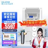 科罗菲（COLOFEL）中央软水机家用橱下安装迷你小型 2T/H大流量 全自动全屋净水软水系统套装 软化水除垢净水器设备 全屋软水三件套【8T前置+软水机+1200G直饮机】