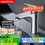 华帝（VATTI）面盆水龙头洗脸盆 浴室卫生间304不锈钢洗手盆龙头单冷 042C-002